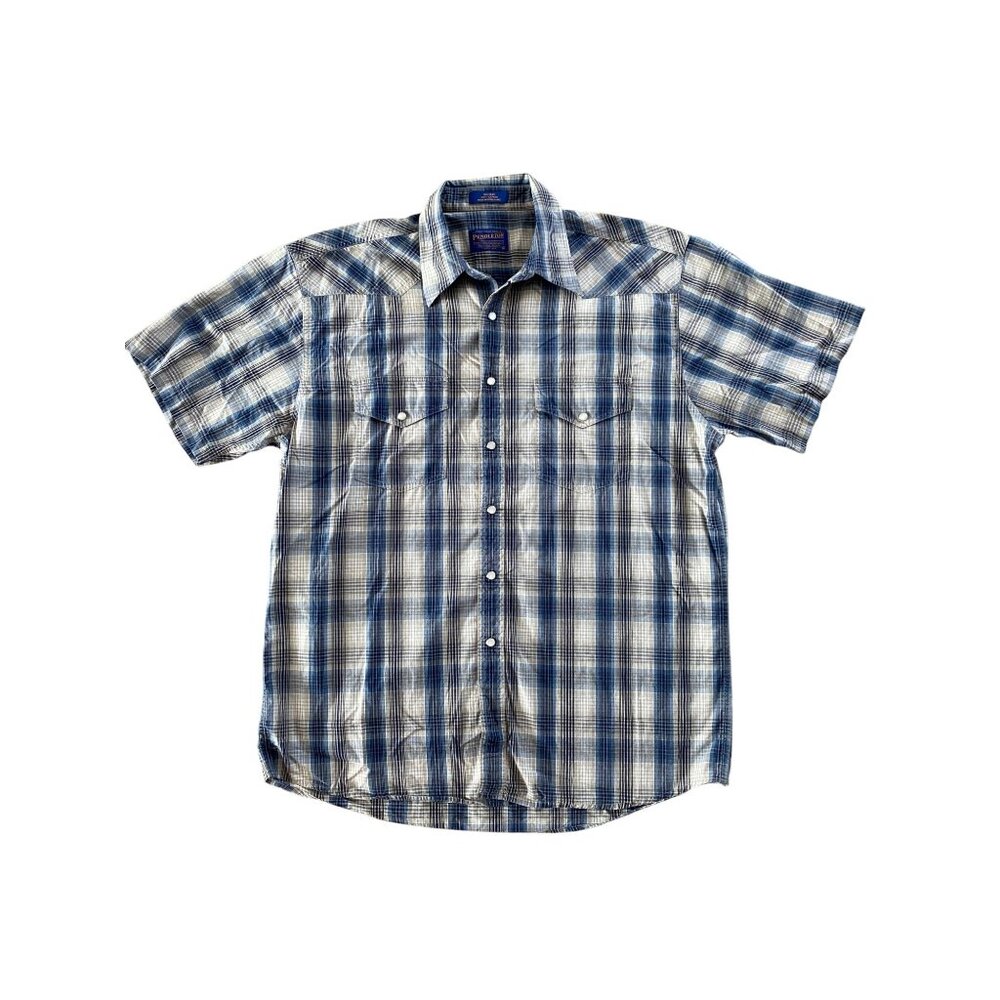 Pendleton pear snap button short sleeve shirt